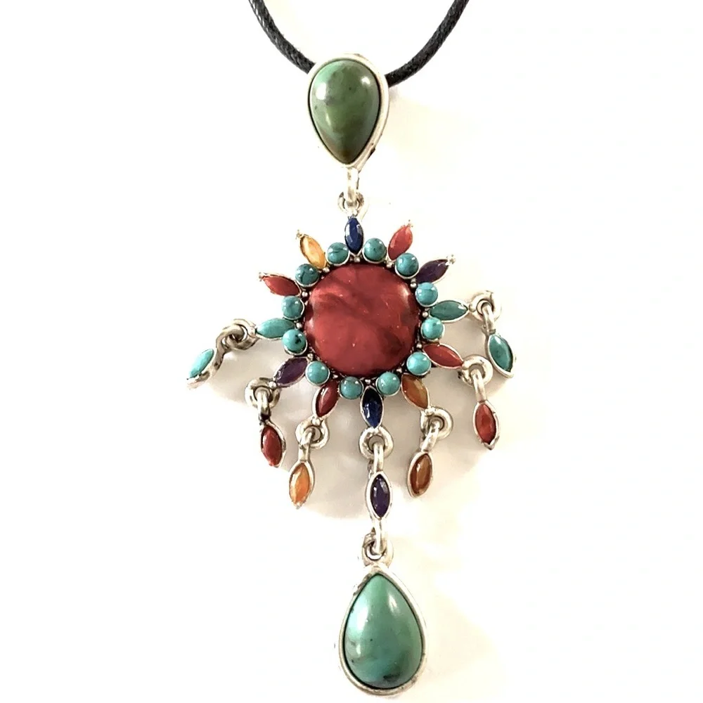 Western Bohemian‎ Jeweled Sunshine necklace choker